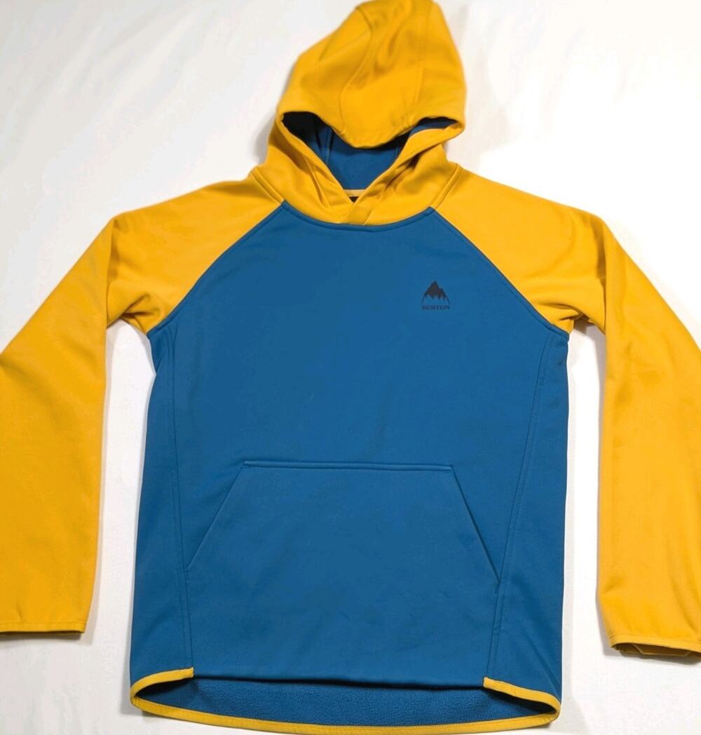 Burton Crown Weatherproof Pullover Fleece Boys Large Skiing Snowboarding Snow